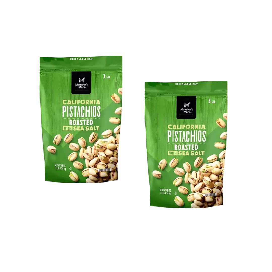 Roasted And Salted Pistachios  48 Ounces (48 Ounce (2 Pack))