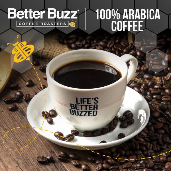 Better Buzz Life Blend (Buzz Life) Whole Bean Coffee Medium Roast, 12 Ounce (Pack Of 1), Small Batch Roasted Arabica Coffee Bean