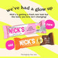 Nicks Protein Bars Chocolate Peanut | 15G Protein | 200 Calories | Low Carb Keto Friendly Snacks No Added Sugar (Multipack 12 Bars X 50G)