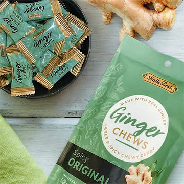 Bali'S Best Ginger Chews - Spicy Original Ginger Flavor, 5.08Oz Bag