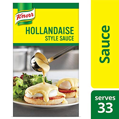 Knorr Professional Liquid Hollandaise Sauce Vegetarian, Ready to Use - Just Pour, Heat and Serve, 34.32 oz, Pack of 6