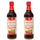2 Packs - Premium Shrimp Fish Sauce Glass Bottle - Nuoc Mam Cot Nhi Tom Chai Thuy Tinh - 16.9 Oz per Glass Bottle with 2 Bottles