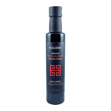 Kouzini Ultra Premium Pomegranate Balsamic Vinegar, Aged Balsamic Vinegars from Modena, Italy, Premium, Smooth & Full-Bodied Fla