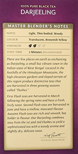 Twinings Darjeeling Tea, Tea Bags, 20 Count (Pack Of 2)