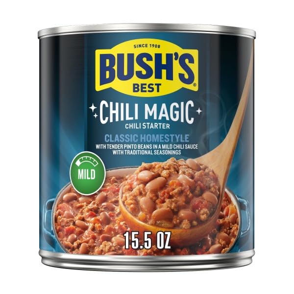 Bush's Hearty Heat Chili Magic Chili Starter, 15.5 Oz (Pack of 24)
