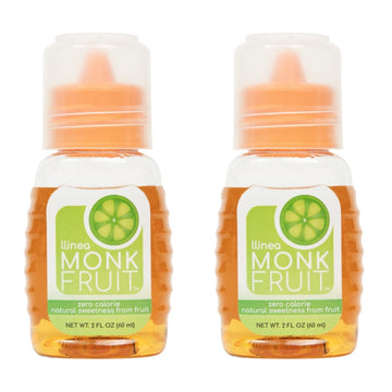 Llinea Monk Fruit - 2-Pack (400 Total Servings) - Sweetens Coffee, Tea, Smoothies, & More - Zero Calories - Zero Carbs - Gluten-