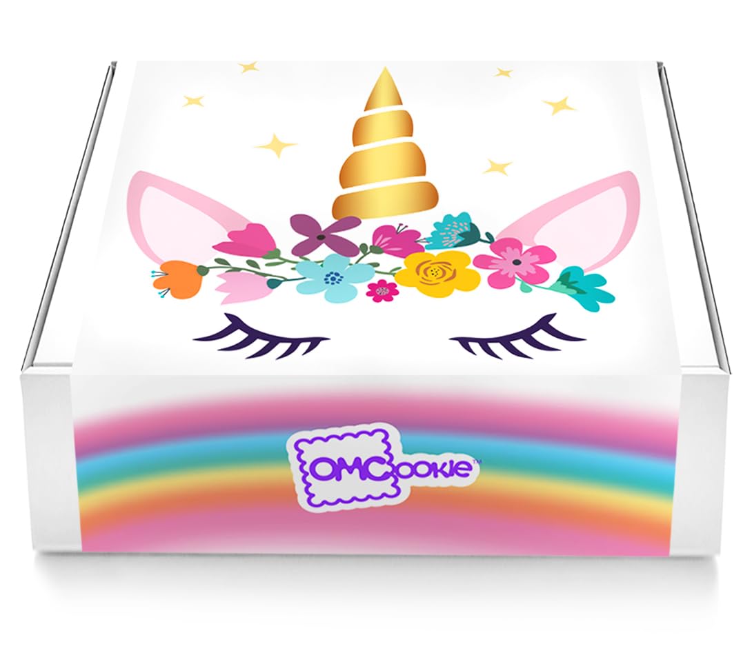 Unicorn Cookies Individually Wrapped Bulk For Kids Theme Birthday Party Favors 24 Pack Bulk For Kids Party Sugar Cookie Rainbow