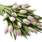 Kabloom Flowers -Valentine'S Day Collection - 20 Pink Tulips Without Vase, Gift For Birthday, Sympathy, Anniversary, Get Well, T