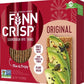 Finn Crisps Original Rye Crispbread 7Oz | Thin, Crispy Rye Flatbread Crackers | Authentic Finnish Sourdough Crispbread | Whole G