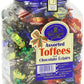 Walkers' Nonsuch Assorted Toffees & Chocolate Eclairs | Contains English Creamy, Milk & Dark Chocolate Covered, Banana Split & M