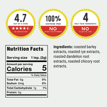 Dandy Blend Instant Herbal Beverage With Dandelion - Organic 3.53 Oz (Pack Of 2)