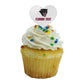 GRAPHICS & MORE Cupcake Picks Set of 6 - Acrylic Heart Love Toppers - Florida Institute of Technology