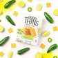 Good Thins Jalapeo & Lime Corn & Rice Snacks Gluten Free Crackers, Bulk Snack Crackers, 6 - 3.5 oz Boxes