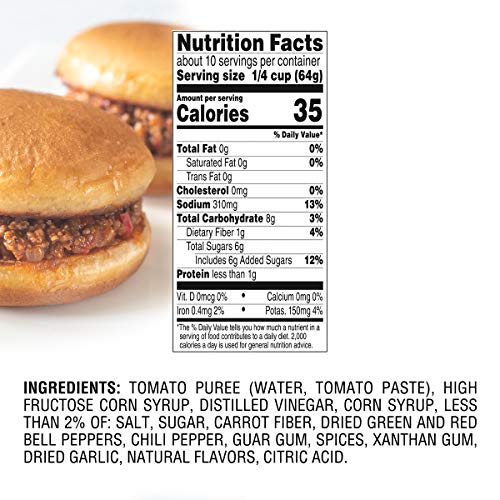 Manwich Original Sloppy Joe Sauce, Canned Sauce, 24 OZ (Pack of 12)
