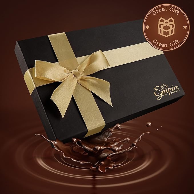 Empire Delights Gourmet Cookies Gift Basket - Chocolate Covered Cookies - 6 Count