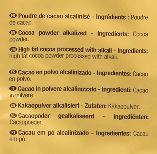 Cacao Barry Cocoa Powder - 100% Cacao - Extra Brute - Six 2.2 Bags