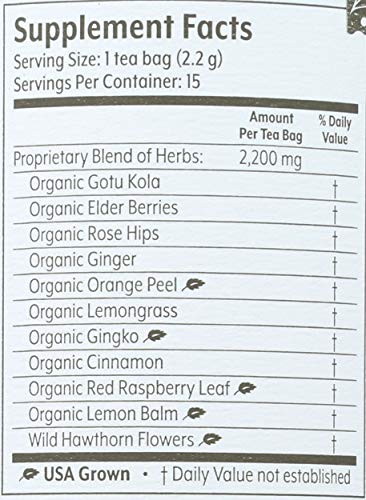 Flying Bird Botanicals Bluebird Morning Tea, 15 Ct