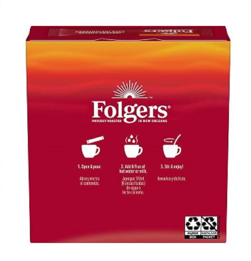 Folgers Classic Roast Instant Coffee Single Serve - 24 Packets (2 Count)