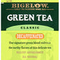Bigelow Tea Decaffeinated Green Tea, 28-Count Boxes, Pack of 6, Caffeine-Free, Antioxidant-Rich, All Natural
