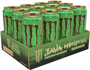 Java Monster Irish Blend, Coffee + Energy Drink, 15 Ounce (Pack Of 12)