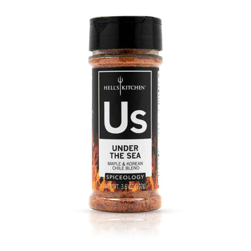 Spiceology & Hell'S Kitchen - Under The Sea - Maple And Korean Chile Spice Blend - Sweet And Spicy Seasfood Seasoning - 3.6 Oz