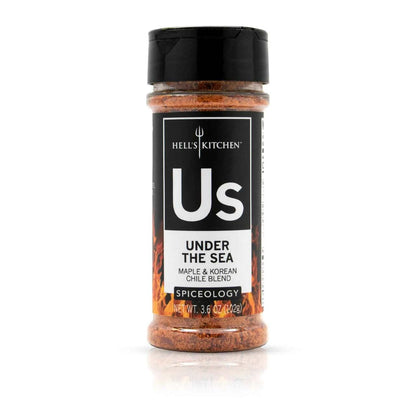 Spiceology & Hell's Kitchen - Under The Sea - Maple and Korean Chile Spice Blend - Sweet and Spicy Seasfood Seasoning - 3.6 oz