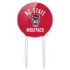 GRAPHICS & MORE Acrylic Cake Topper - NC State Wolfpack Design, Multi Color, One Size, Perfect for Weddings, Anniversaries, Birthdays, Graduations