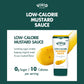 Vivid Kitchen Low-Calorie Mustard Sauce - 2 Pack - Low Sugar, 10 Cal/Serving - Allulose Sweetened, No Preservatives Or Msg - Easy Squeeze Bottle - Healthy, Flavorful Mustard For Sandwiches, Dressings, Marinades & More