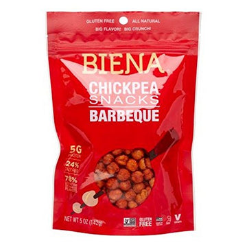 Biena Llc, Chickpea Snks, Bbq - Pack Of 8