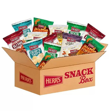 Herr'S Variety Pack, Assorted Snacks, 0.625-1.5 Ounce (Pack Of 24 Bags)