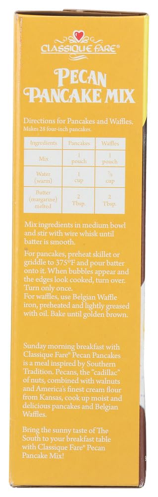Classique Fare Mix Pancake Pecan - 16 Oz (Pack Of 3)