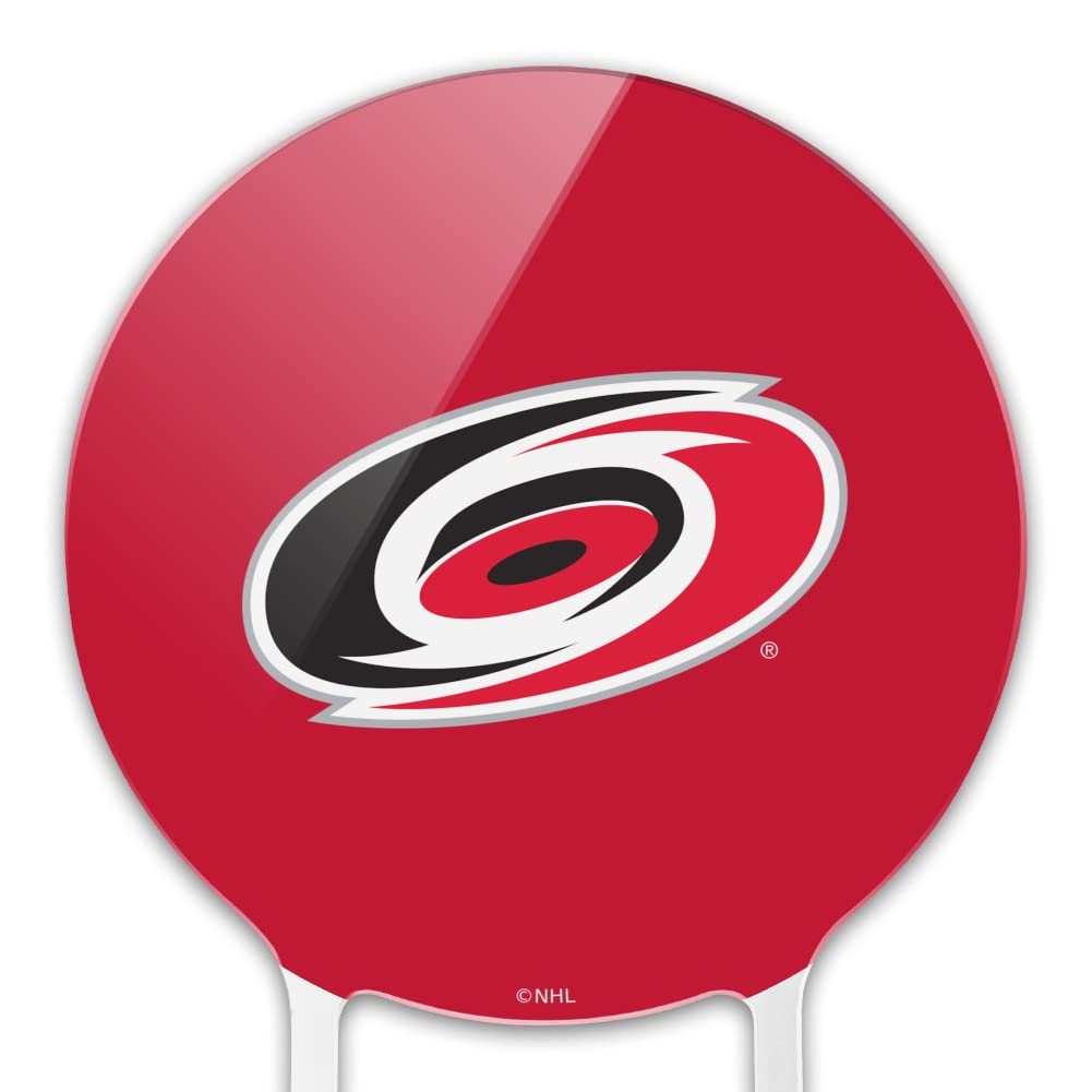 GRAPHICS & MORE Acrylic Cake Topper - Carolina Hurricanes Logo - Multi - One Size