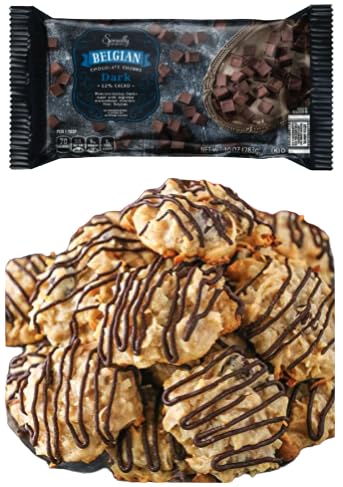 Flower Bee Floral Supply Gourmet Baking Morsel Chips, Butterscotch, White, Semi-Sweet, Dark, Belgian, 10-12 oz, 2 Bags