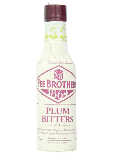 Fee Brothers Plum Bitters 5oz - Cocktail Mixer for Flavor Enhancement