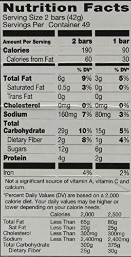 Nature Valley Crunchy Granola Bars Oats 'N Honey 15 Two Bar Pouches (30 Bars) - 1.5 Oz. Each - Small Storage Space Friendly