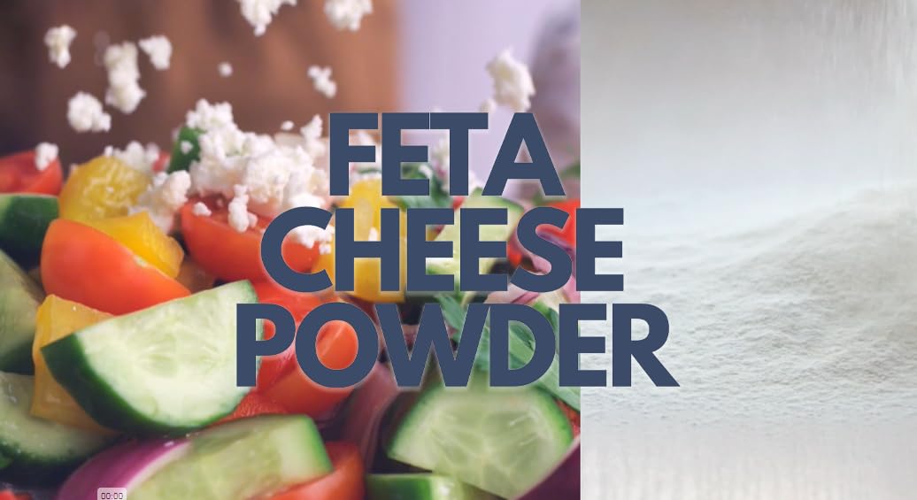 Feta Cheese Powder - Mediterranean Seasoning, Feta Seasoning For Popcorn, Hummus, Pasta, Roasted Veggies - Powder Cheese For Sal