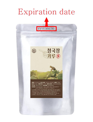 FARMER QUEEN Korean Fermented Soybean Powder, Nattokinase Source, 500g (17.6oz)