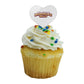 GRAPHICS & MORE Cupcake Picks Set of 6, Acrylic, California State University Dominguez Hills Secondary Logo