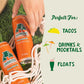 Jarritos - Mexican Soda Soft Drinks  Gfruit (12 oz  355ml) 8 Cans (3 Boxes of 8) - Real Cane Sugar - 0g Fat - Made in Mexico - Natural Flavor Soda Pop - Party & BBQ Beverages
