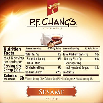 P.F. Changs Home Menu Sesame Sauce  13.5 OZ