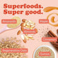 Earnest Eats Superfood Maple Cinnamon Almond Oatmeal (6 Pack)- No Sugar Added, Vegan, Gluten Free, Good Source Of Fiber