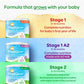 Happy Baby Organics Stage 1 A2 Infant Formula, 0-12 Months, Milk Based Organic Baby Formula Powder with A2 Milk, Probiotics & Pr