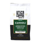 Utica Coffee Roasting Co. Decaf Cannoli | Specialty Flavored Medium Roast Ground Coffee | 16 Oz Reclosable Bag