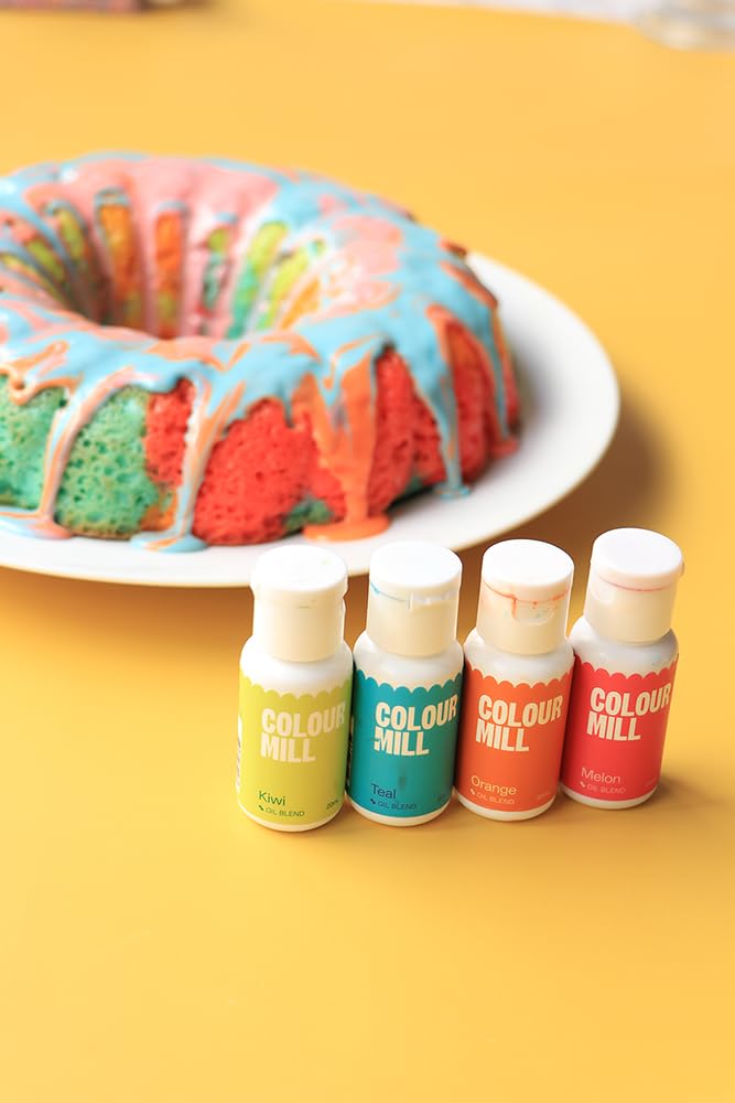 Colour Mill Oil-Based Food Coloring, 20 Milliliters Teal