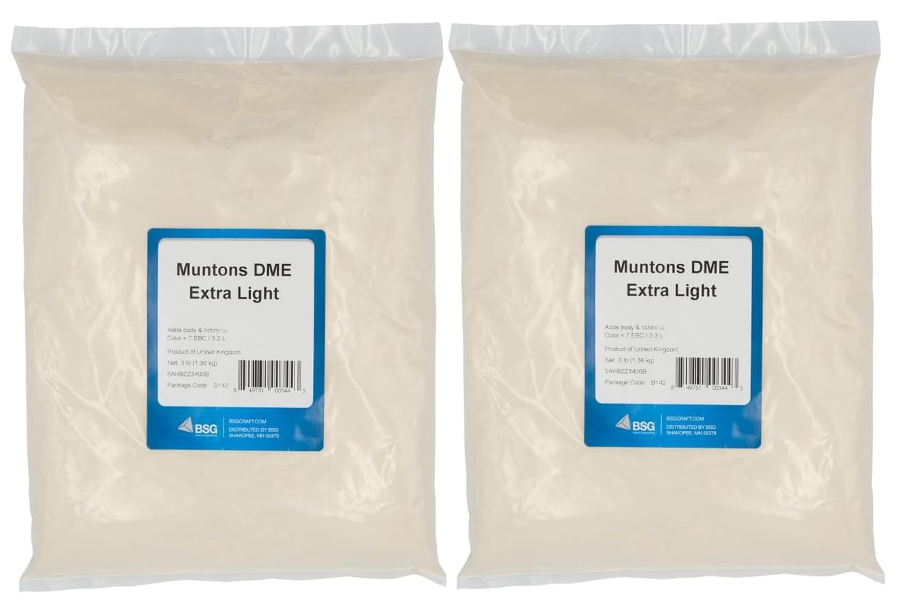 Muntons Extra Light Dme 3 Lb - Pack Of 2