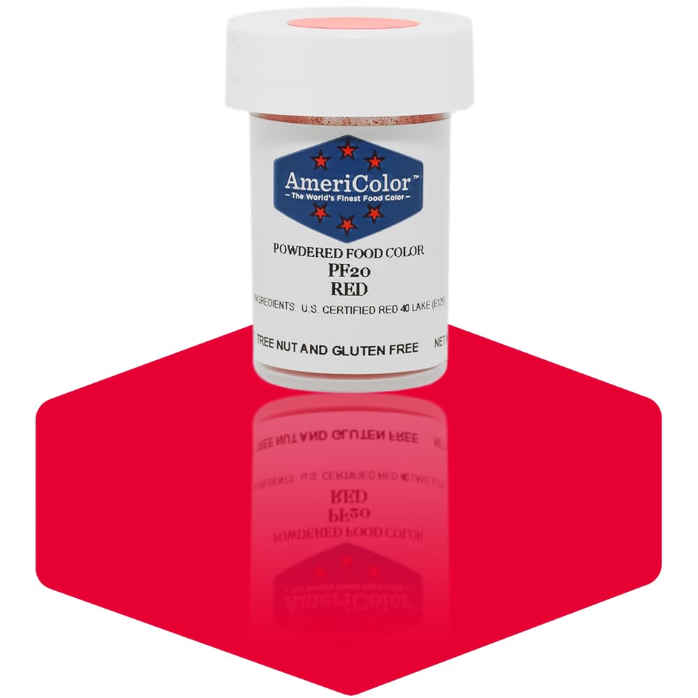 Americolor Powder Food Color, 3Gm, Red