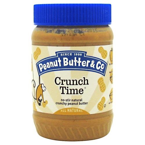 Crunch Time Peanut Butter Natural Crunchy Peanut Butter - 16 oz. (30 Pack)