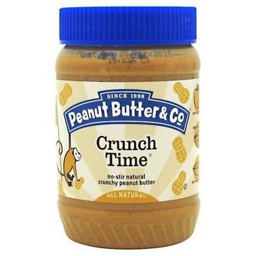 Crunch Time Peanut Butter Natural Crunchy Peanut Butter - 16 oz. (30 Pack)
