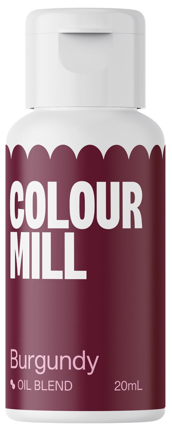 Colour Mill Oil-Based Food Coloring, Burgundy, 20ml (0.70 Fl Oz), Model CMO20BUR