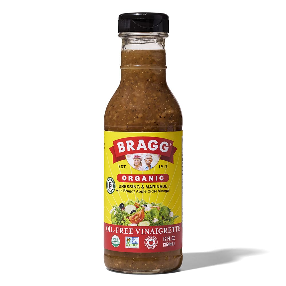 Bragg Organic Oil-Free Vinaigrette Salad Dressing - Gluten-Free - 12 fl oz - Model 74305035128